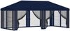 vidaXL Pavillon Dach mit Seitenwänden 6 x 3 m Blau Polyester 190 900416 Bild 2