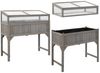vidaXL Hochbeet mit Gewächshaus 110x54x120 cm Massivholz Tanne 316472 Bild 4