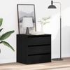 vidaXL Schubladenschrank Schwarz 61 x 41 x 58 cm Holzwerkstoff 868892 Bild 4