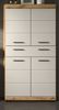 Badezimmer Midischrank Shawn in sand und Eiche 74 x 141 cm Bild 2