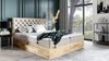 AX LIVING Boxspringbett 140x200 mit Bettkasten Clavio in Beige Bild 3