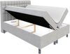 Boxspringbett Getz, Hellgrau, 160x200 cm Bild 3
