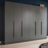 Kleiderschrank 6-türig Swan in grau 240 x 181 cm Bild 5
