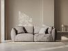 Micadoni Sofa Chris 3-Sitzer Strukturierter Stoff Warmes Grau Bild 4