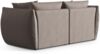 Micadoni Sofa Chris 3-Sitzer Strukturierter Stoff Warmes Grau Bild 3