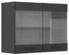 Küchenglasschrank R-Line Anthrazit Landhaus 80 cm Vicco Bild 4