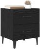 vidaXL Bettschrank Schwarz Eichen-Optik 40 x 35 x 47,5 cm 880569 Bild 3