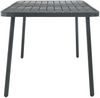 vidaXL 7-tlg. Garten-Essgruppe Stahl Dunkelgrau 3074477 Bild 5