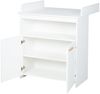 roba Kinderzimmerset 'Anton' 3-teilig - Bett 70 x 140 - Wickelkommode - Kleiderschrank 3-türig - Weiß Bild 5