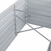 vidaXL Garten-Hochbeet Verzinkter Stahl 320x80x77 cm Grau 44844 Bild 5