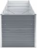 vidaXL Garten-Hochbeet Verzinkter Stahl 320x80x77 cm Grau 44844 Bild 4