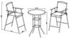VCM Gartenmöbel-Set Garlos 920272 Anthrazit H. 108 x B. 70 x T. 70 cm Bild 5