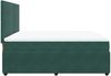 vidaXL Boxspringbett mit Matratze Dunkelgrün 180x200 cm Samt 3292403 Bild 5