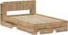 vidaXL Bettgestell mit Stauraum Artisan-Eiche 120 x 190 cm 3433733 Bild 4
