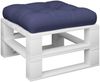vidaXL Palettenkissen Marineblau 50x50x12 cm Stoff 377823 Bild 3