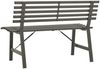 vidaXL Gartenbank 110 cm Stahl Schwarz 317135 Bild 5