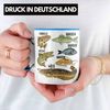 Trendation Tasse Trendation - Angler Fischer Tasse mit Fischarten Geschenk Raubfische H Bild 2