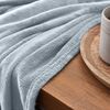 Lumaland Kuscheldecke, 100 % Coral-Fleece hellblau, 220 x 240 cm Bild 3