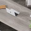 Grauer Industrie-PC-Gaming-Schreibtisch mit Bild 4