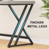 Grauer Industrie-PC-Gaming-Schreibtisch mit Bild 5
