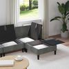 vidaXL Wohnzimmergarnitur mit Kissen 4 pcs Dunkelgrau Samt 3413735 Bild 3