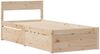 vidaXL Massivholzbett ohne Matratze 90x200 Kiefernholz 846792 Bild 3