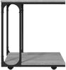 vidaXL Beistelltisch mit Rollen Grau Sonoma 50x35x55,5cm Holzwerkstoff 825810 Bild 5