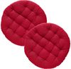 REDBEST Stuhlkissen Stuhlkissen rund 2er-Pack, Uni Bild 2