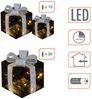 Spetebo LED Dekoobjekt, Timerfunktion, LED fest verbaut, warm weiß, Weihnachts Deko Boxen warm weiß beleuchtet Bild 2