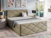 Mirjan24 'Alpiry' Boxspringbett inkl. Bettkasten, Matratze & Topper, Holzwerkstoff hellbraun, 120x200 cm Bild 2