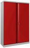 Phoenix Stahlschrank SCL1491GRK 2 Türen 3 Böden grau/rot Schlüssel Bild 4