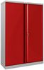 Phoenix Stahlschrank SCL1491GRK 2 Türen 3 Böden grau/rot Schlüssel Bild 5