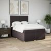 vidaXL Boxspringbett mit Matratze Dunkelbraun 140x200 cm Stoff 3293599 Bild 5