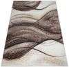 OTTO home Teppich Tritom, rechteckig, Höhe: 9 mm, mit besonders weichem Flor, Kurzflor, modernes Wellen Muster Bild 2