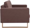 vidaXL 3-Sitzer-Sofa Stoff Braun [281384] Bild 4