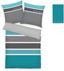 TOM TAILOR HOME Bettwäsche Felix in Gr. 135x200 oder 155x220 cm, Renforcé, 3 teilig, mit GRATIS-Zugabe: Gästehandtuch (100% Baumwolle), mit Reißverschluss Bild 2