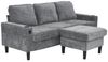 MODFU Schlafsofa Flexibles Design mit Fußhocker und Stauraum, Wohnzimmersofa, Polstersofa, mit USB-Anschluss und Getränkehaltern Bild 4