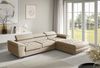Ecksofa Riva, große Eckcouch mit Schlaffunktion, ausziehbares Sofa, Bettkasten, verstellbare Kopfstützen, Rechts oder Links wählbar, Kronos 35, 72 x 200 x 277 cm Bild 2
