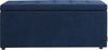 Ottomane mit Stauraum OREM Stoff Marineblau Bild 5