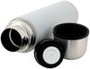 Thermosflasche Edelstahl hellgrau 0,5 Ltr. Isolierkanne Bild 3