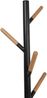 Garderobenständer Nacka 172x37 cm Schwarz + Holzoptik [en. casa] Bild 4
