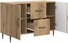 vidaXL Sideboard Artisan-Eiche 89 x 34,5 x 60 cm Holzwerkstoff 894894 Bild 5