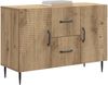 vidaXL Sideboard Artisan-Eiche 89 x 34,5 x 60 cm Holzwerkstoff 894894 Bild 3