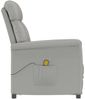 vidaXL Massagesessel Hellgrau 96,5 x 70,5 x 95 cm Mikrofaser 348408 Bild 4