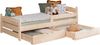 Kinderbett Einzelbett "Mello" 90x200 Kiefer massiv Bild 1