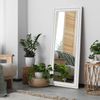 WANDStyle Wandspiegel H550 aus Massivholz in Weiß 40 x 100 cm im Stil Antik Bild 2
