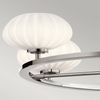 Elstead Lighting QN-PIM5-PC QUINTIESSE Kronleuchter Pim G9 3W LED IP44 3000K Stahl, Chrom poliert; Opalglas Satin satiniert H:13. 9cm Ø71. 1cm dimmbar höhenverstellbar Bild 2