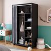 Kleiderschrank Doros Grau 100 x 168 cm Vicco Bild 4