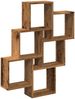 vidaXL Würfelregal Altholz-Optik 78x15x93 cm Holzwerkstoff 856594 Bild 2