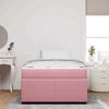 vidaXL Bettrahmen mit Matratze Rosa 120 x 190 cm Stoff 3398378 Bild 3